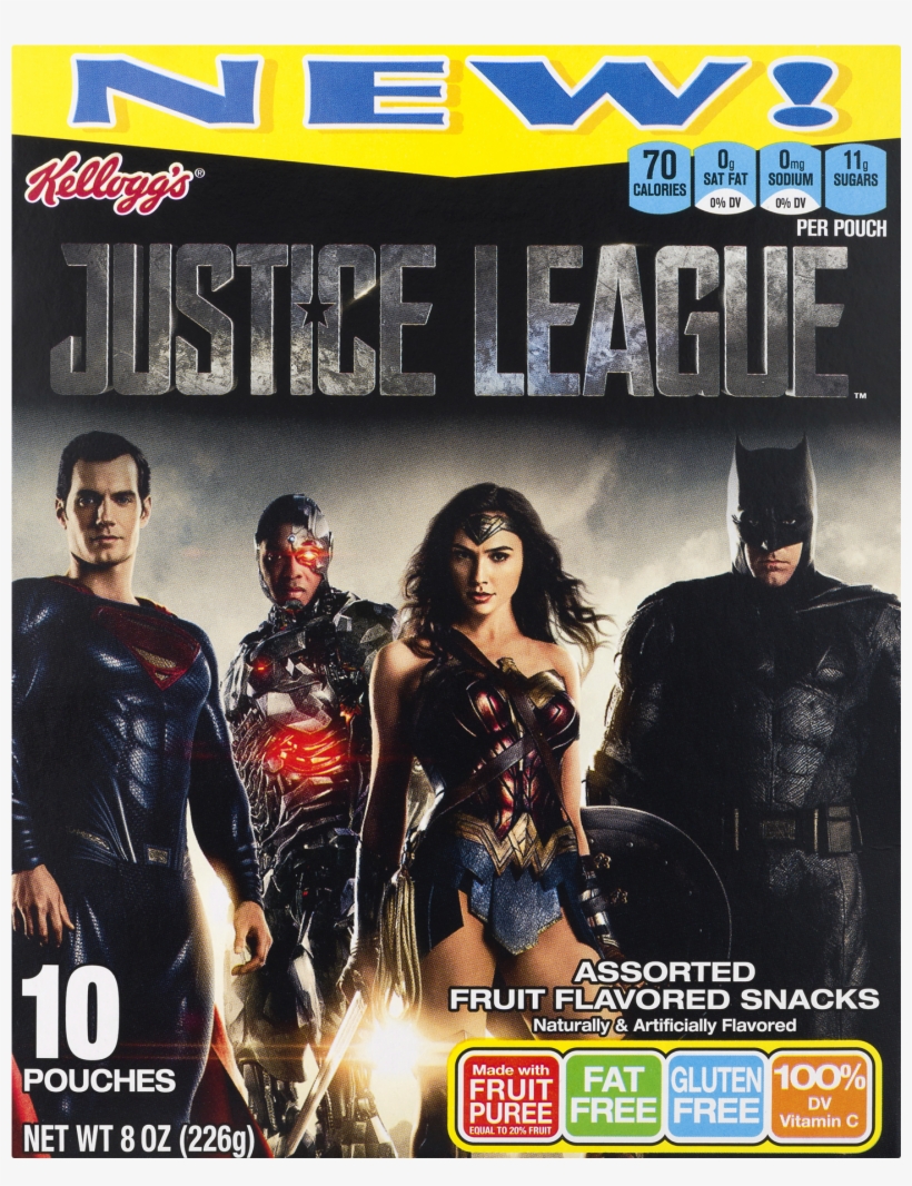 Kellogg's Justice League Assorted Fruit Flavored Snacks - Aquaman Jason Momoa Guitar, transparent png #558505