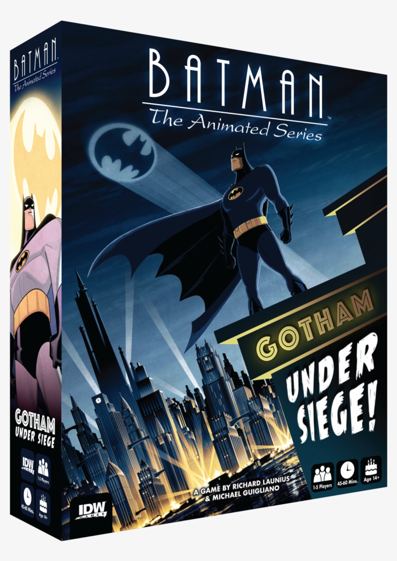 The Animated Series Gotham Under Siege, From Idw Games - Batman Animated Series Tabletop Game, transparent png #558535