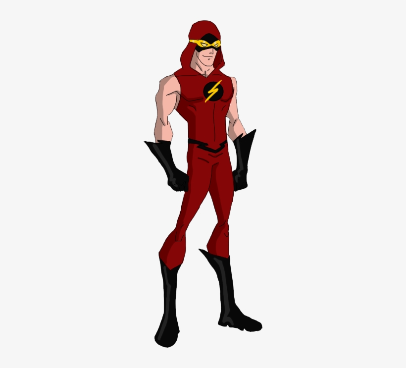 Flash Clipart Justice League - Bart Allen Justice League, transparent png #558616