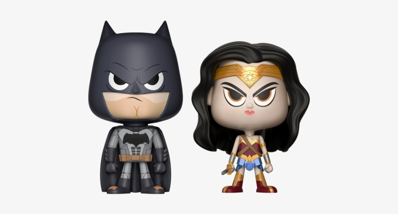 Dc Justice League - Funko Batman And Wonder Woman, transparent png #558691