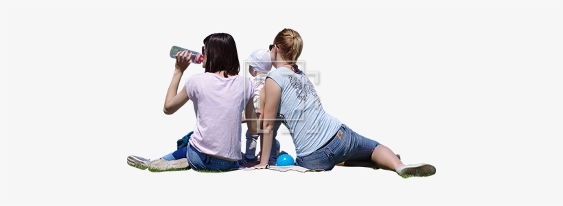 Great Day For A Picnic - People Picnic Cutout, transparent png #559610