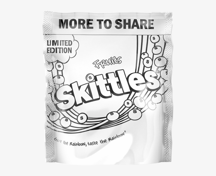 White Skittles Packaging - Limited Edition White Skittles, transparent png #559785