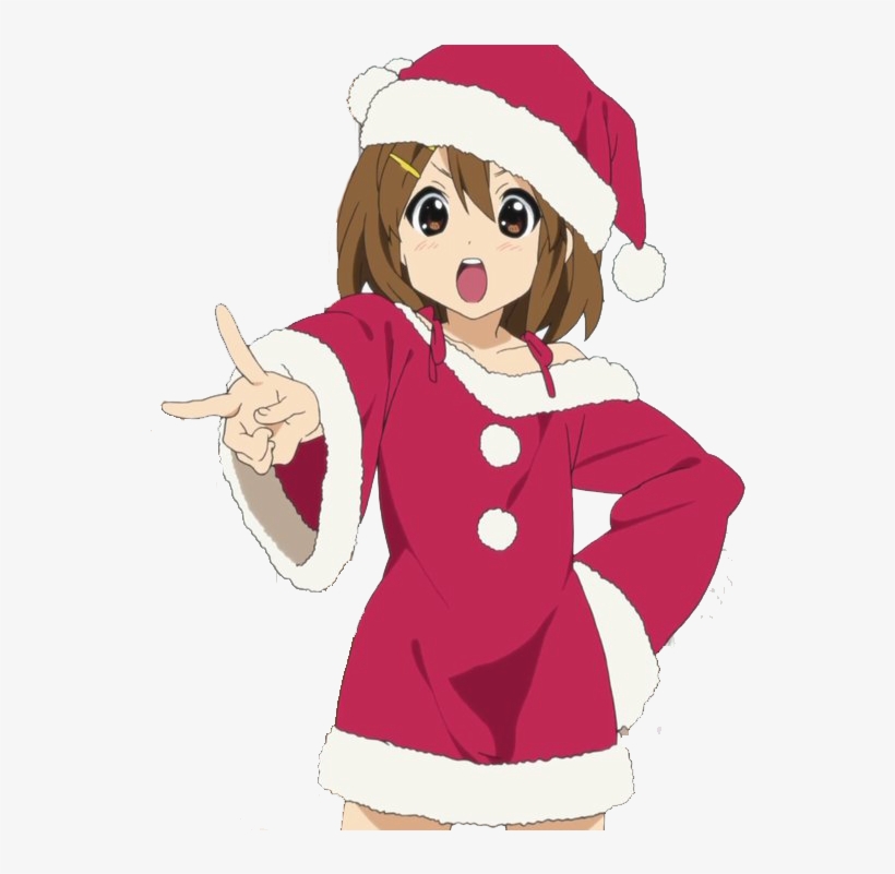 Christmas Pug Dog Transparent Background - K On Yui, transparent png #559969