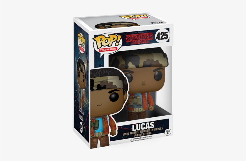 Funko Pop Stranger Things Lucas, transparent png #5500327