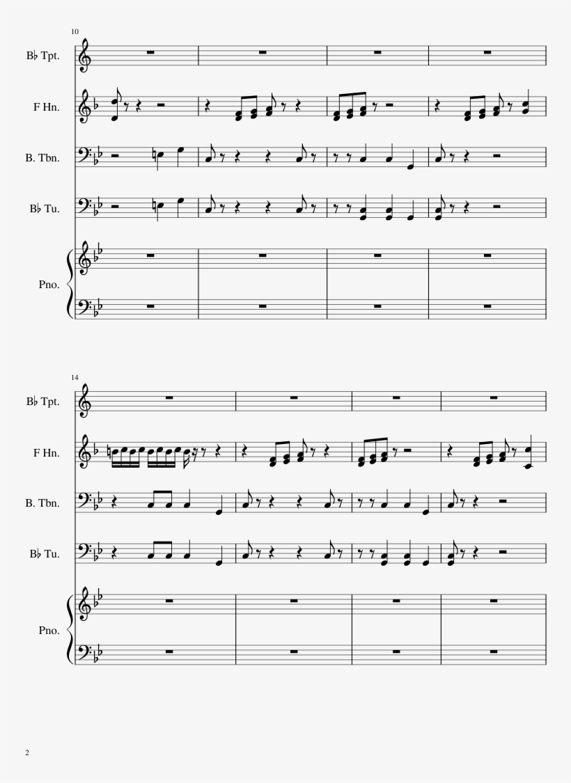 Clash Royale Sheet Music 2 Of 16 Pages - It's Raining Somewhere Else Guitar, transparent png #5500398