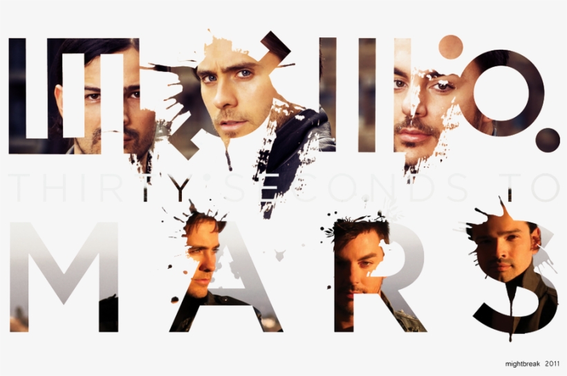 30 Seconds To Mars Png Image Background - 30 Seconds To Mars 2010, transparent png #5501648