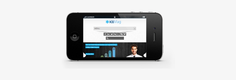 Iphone4-slide2 - Iphone, transparent png #5502024