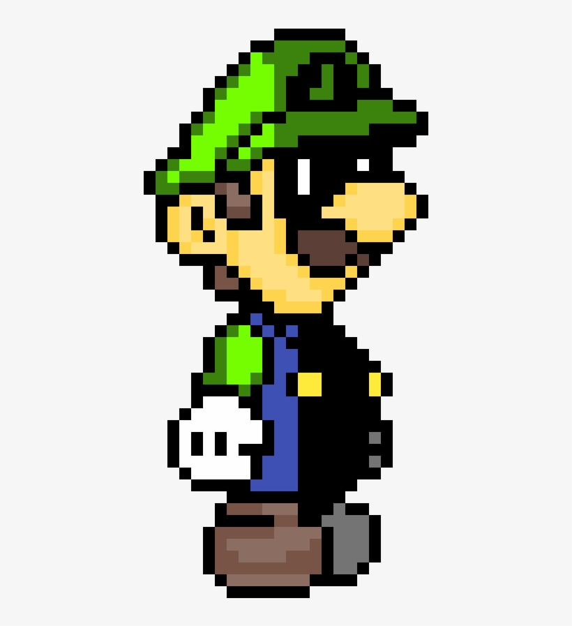 Luigimr L Pixel Art Mario Peach Toad Et Luigi Free