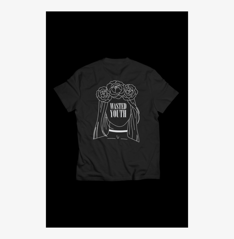 'wasted Youth' T-shirt - T-shirt, transparent png #5502844