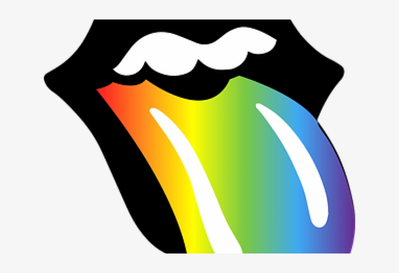 Lips Clipart Rainbow - Lgbt, transparent png #5503113