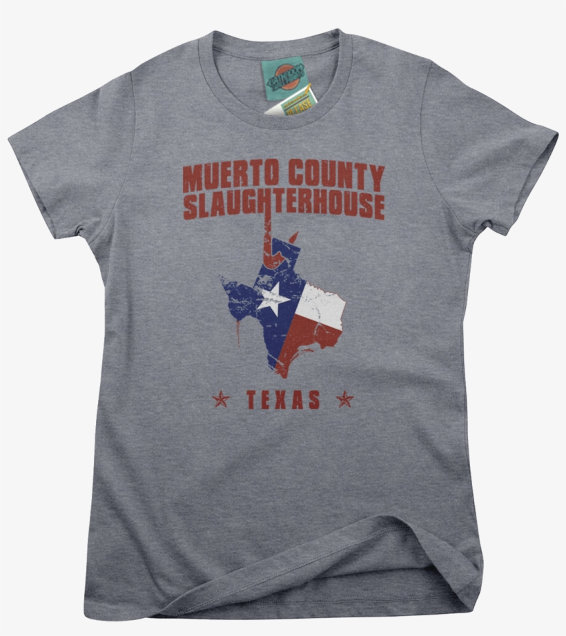 Texas Chainsaw Massacre Inspired Muerto County Slaughter - Shirt, transparent png #5503631
