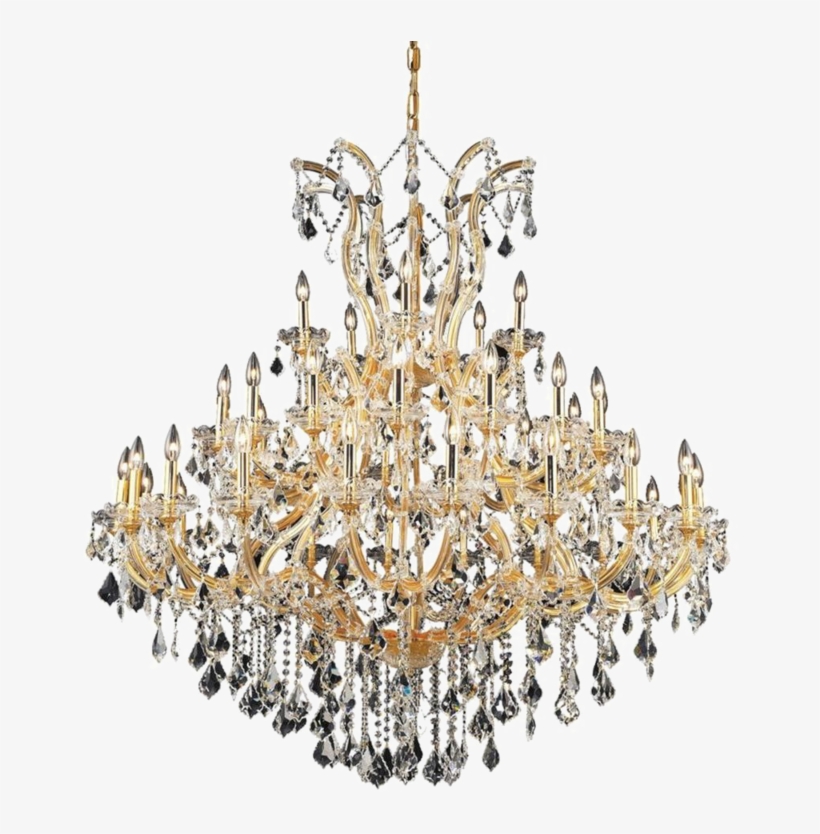 Chandelier Png Photo - Gold Chandelier Png, transparent png #5504246