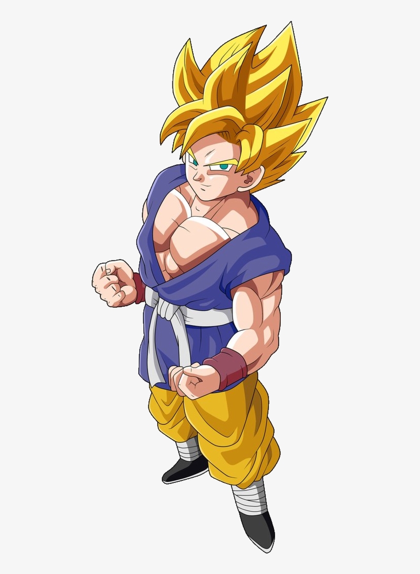 No Caption Provided - Goku Gt Adult Ssj, transparent png #5505424