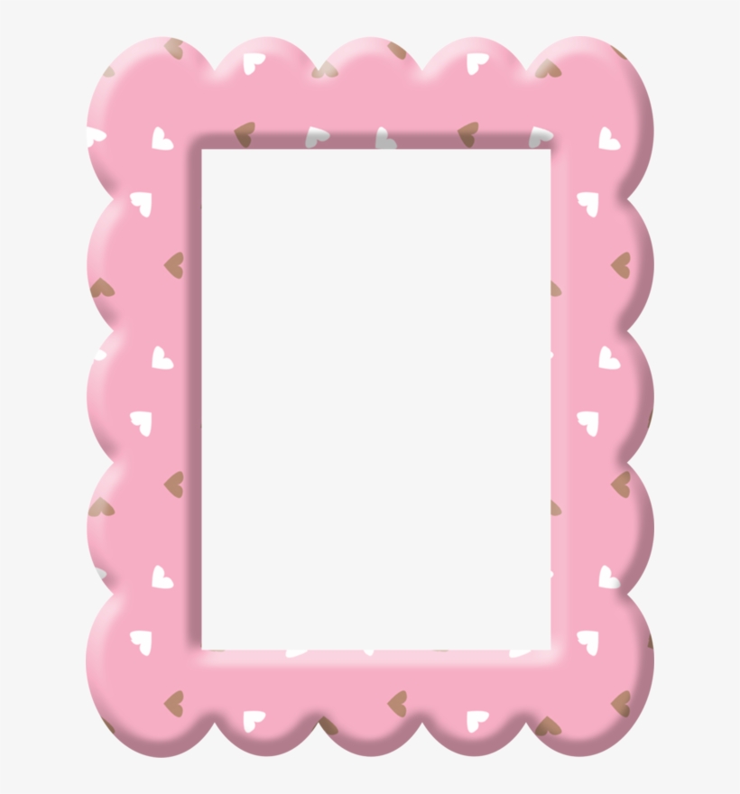 Pink Hearts * Ribbon Clipart, Baby Clip Art, Chocolate - Pink Hearts Pic Frames Png, transparent png #5505831