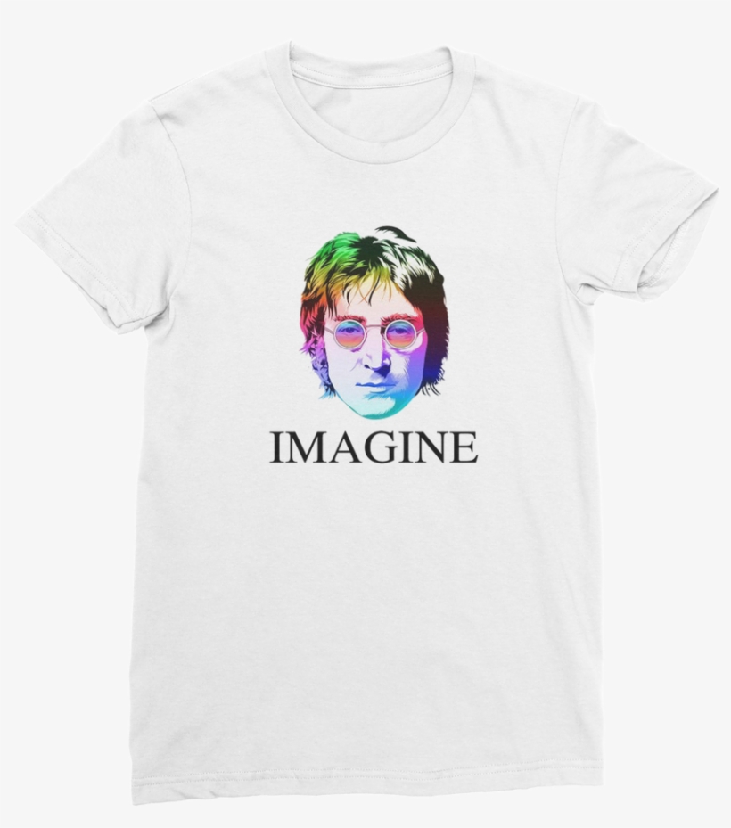 John Lennon 2 ﻿classic Women's T-shirt - T Shirts Bulma, transparent png #5506180