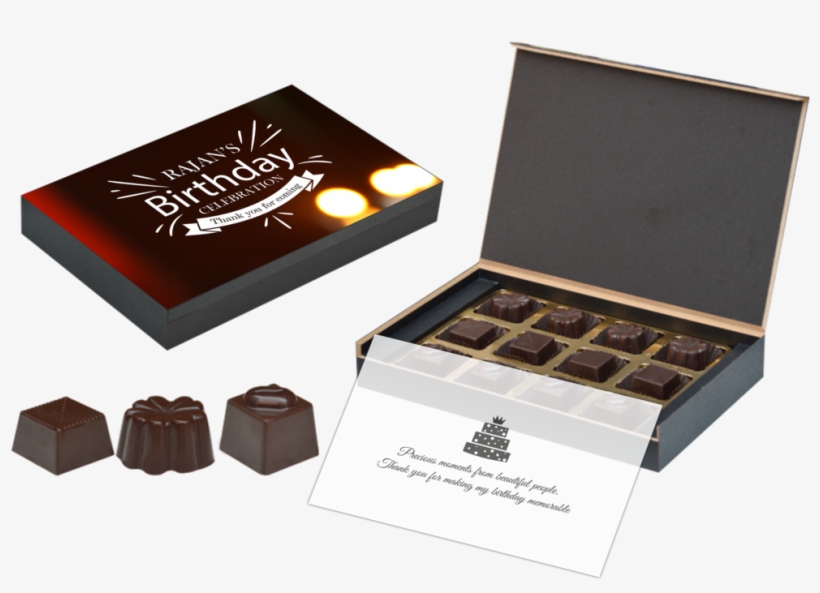 12 Chocolate Box - Gift, transparent png #5506293