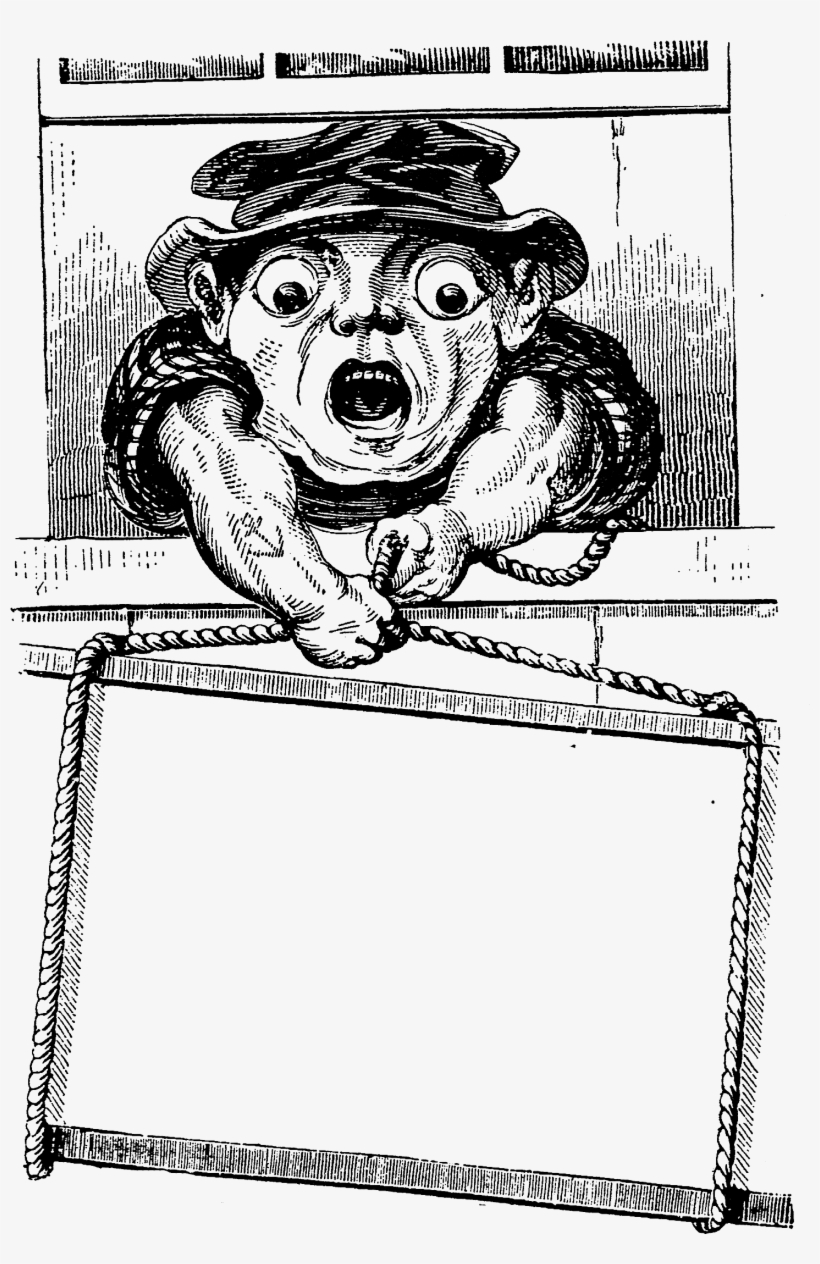 0667 Tattoed Man Victorian Advertising Blank Banner - Advertising, transparent png #5506505