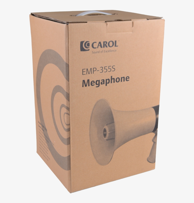 Carol Megaphone - Pampcr-emp355s - Box, transparent png #5508932