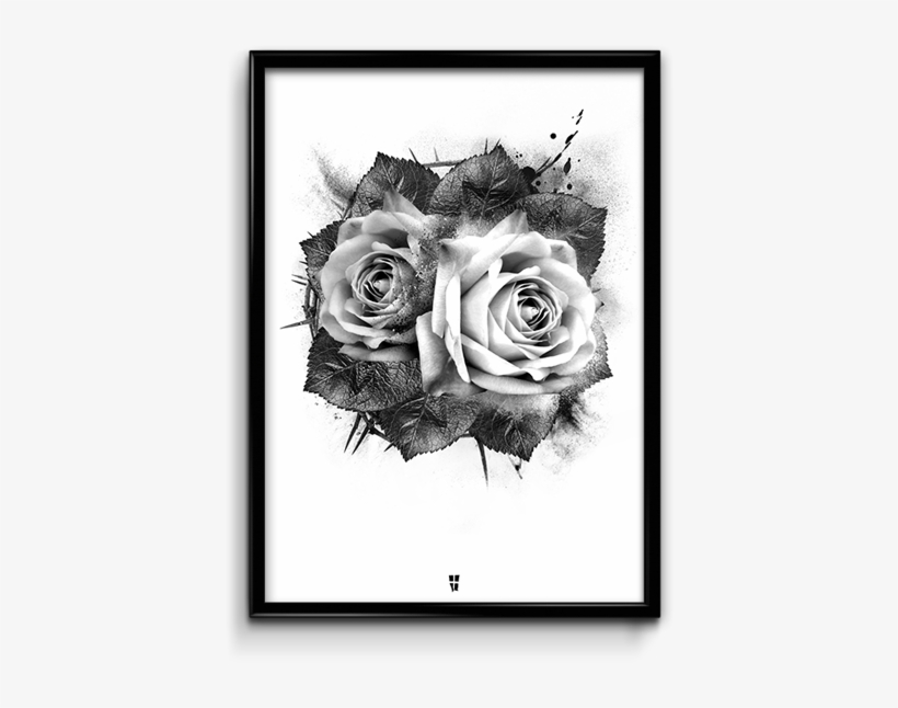 Produkt / Grafiske Plakater / 50x70cm - Rose - Plakat, transparent png #5509388