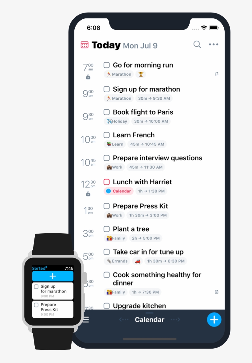 Sorted On Iphone And Apple Watch - Sorted 3, transparent png #5511805
