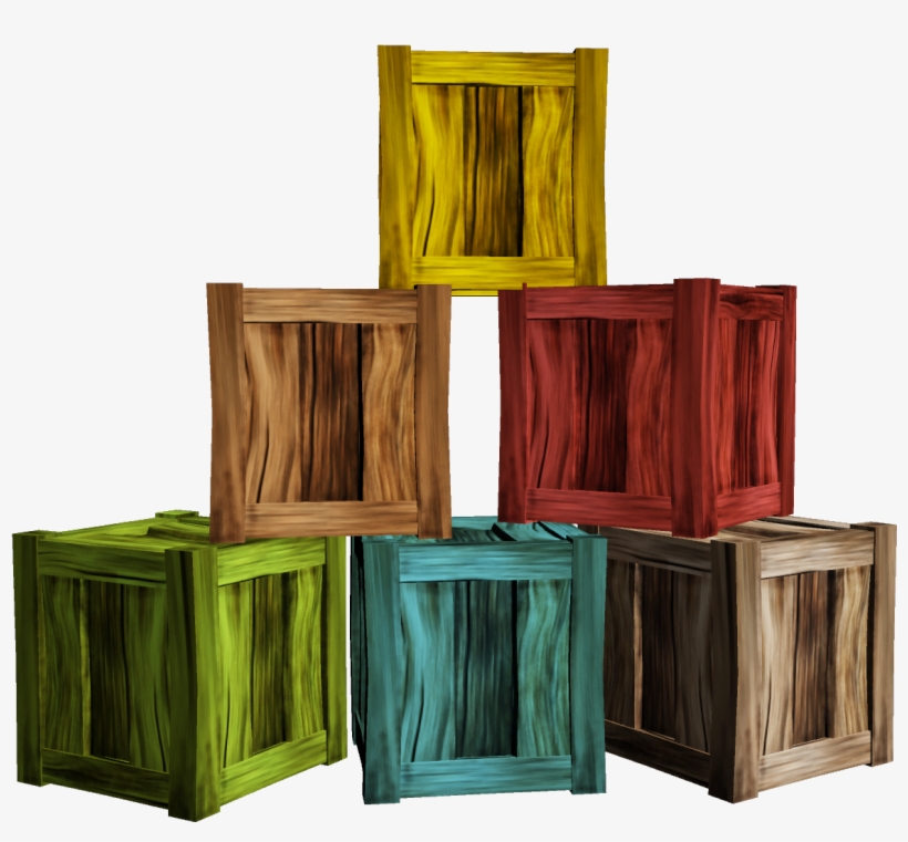 Images/woodencrate Lowpoly 01 - Wooden Box, transparent png #5512537