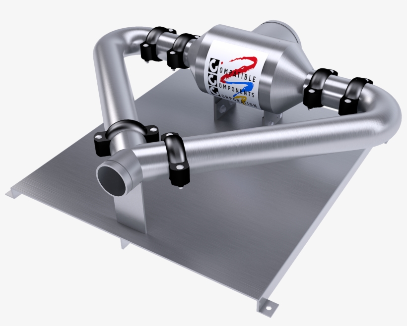 Chaos Mixer With Logo On Skid, transparent png #5512813