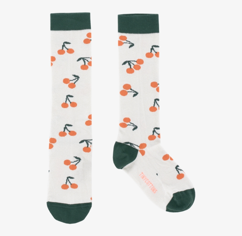 Tiny Cottons High Socks Cherries - Sock, transparent png #5513304