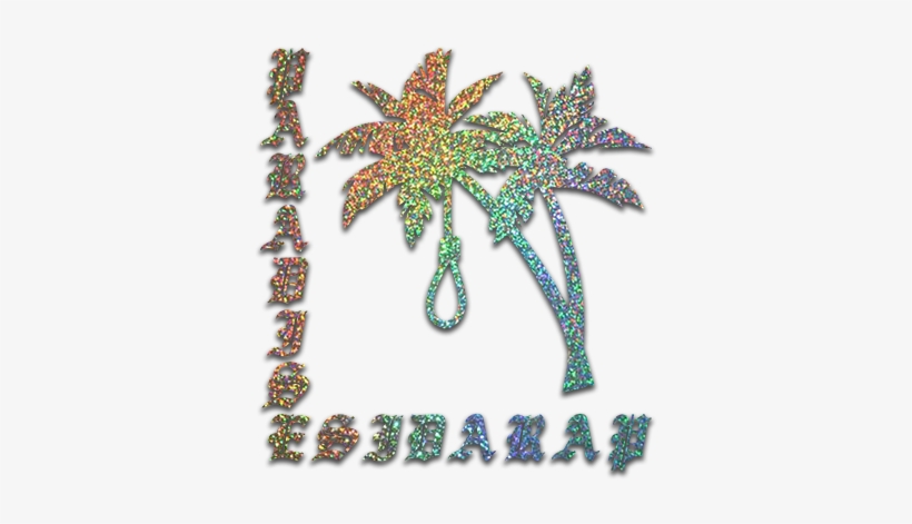 "paradise" / Silver Glitter Vinyl Die-cut - Pelangi, transparent png #5513479