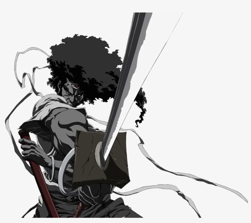 Afro From Afro Samurai - Afro Samurai Anime Action - Free Transparent PNG  Download - PNGkey