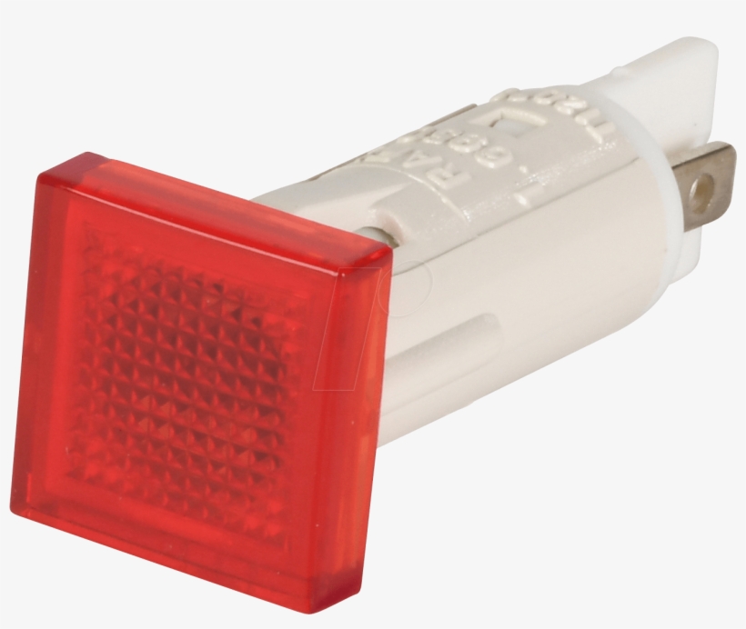 Indicator, 230 V, Neon Bulb, 10 Mm, Square, Red Rafi - Rifle, transparent png #5514092