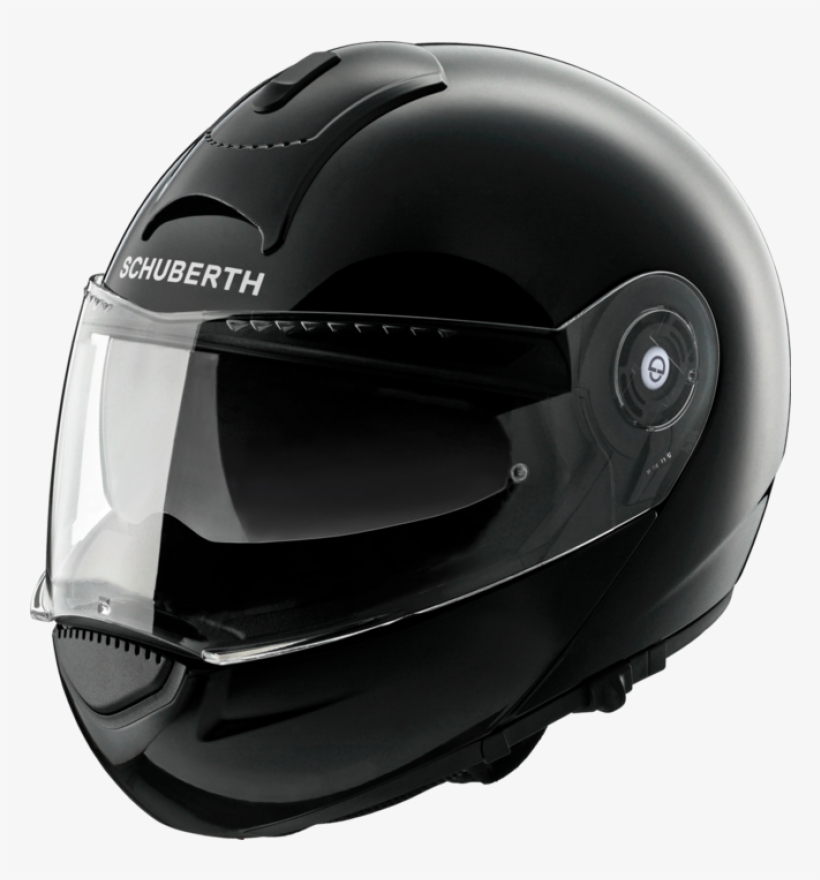 Schuberth C3 Glossy Black, transparent png #5514381