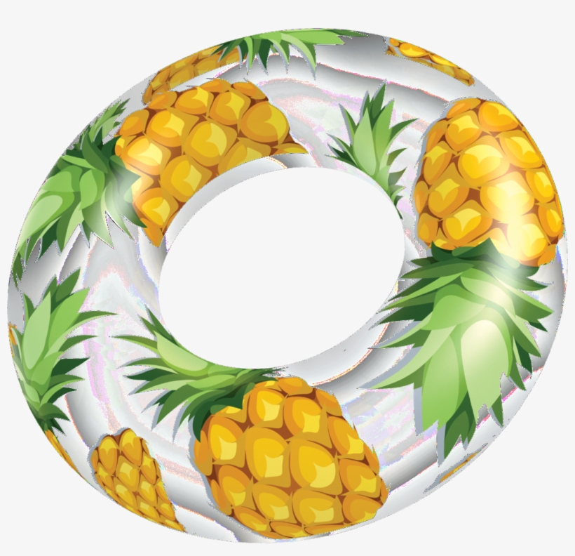 Pineapple Tube 48" - Pool Candy & Sounds Candy Clear Pineapple 36" Pool, transparent png #5515048