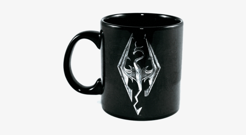 Skyrim Game Symbol Foil Print Mug - Elder Scrolls V: Skyrim: Prima Official Game Guide, transparent png #5515804