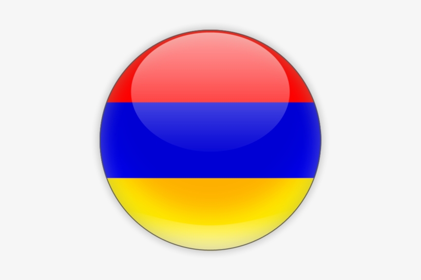 Algeria - Arabic Voiceover - Armenia Flag Circle Png, transparent png #5516172
