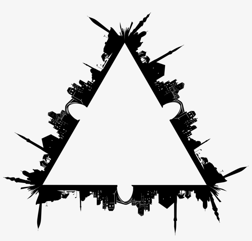 This Free Icons Png Design Of City Skyline Triangular, transparent png #5516987