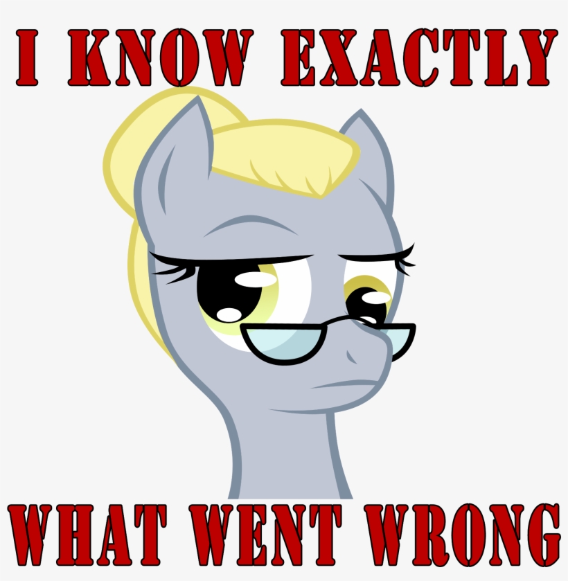 「know Exactly What Went Wrong Derpy Hooves Scootaloo - Cleverderpy, transparent png #5517496