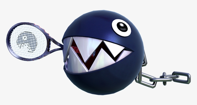 Dice Blocks And Star-stealing Boos Aside, Mario Party - Chain Chomp Mario Tennis, transparent png #5517501