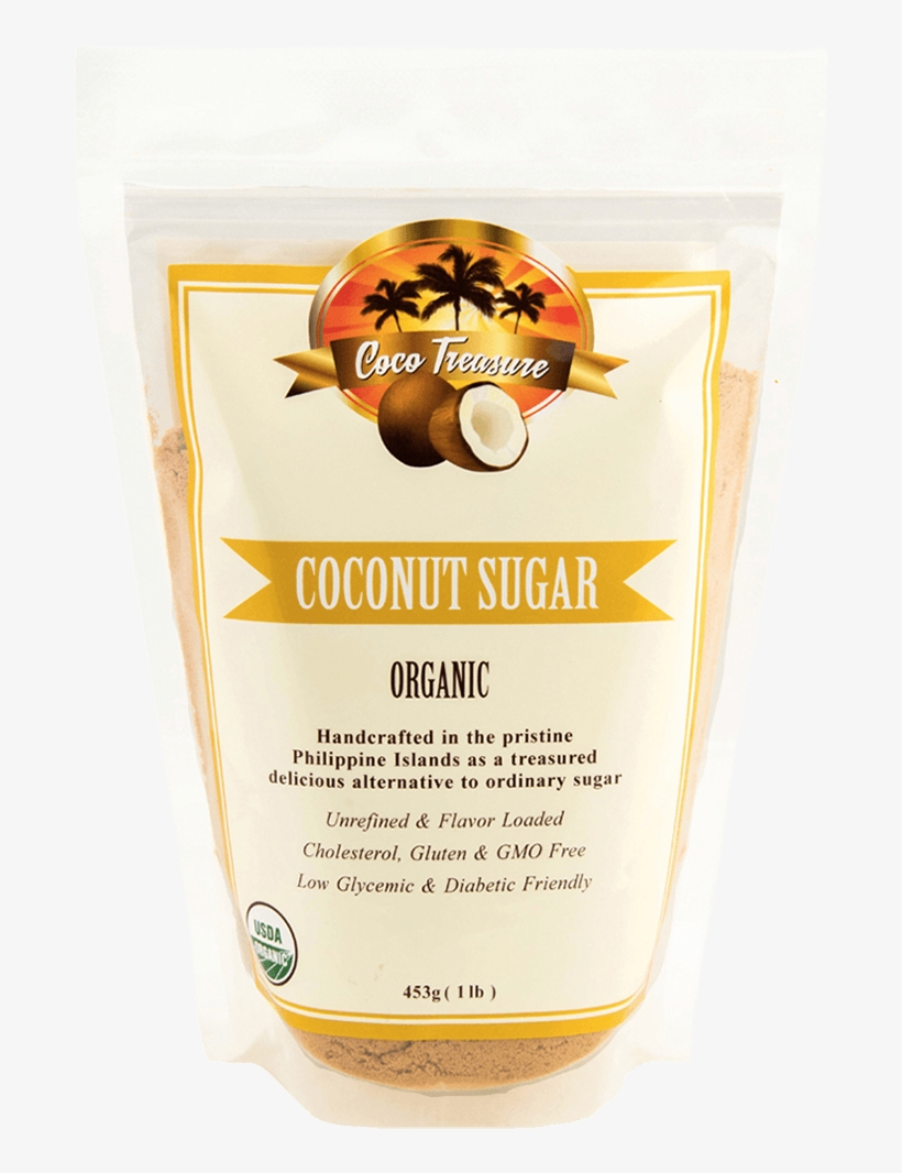 Organic Coconut Sugar - Coco Treasure Coco Treasure Organic Coconut Sugar Low, transparent png #5517560