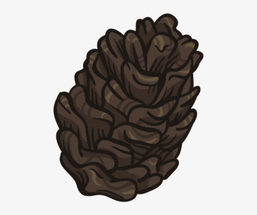 Black Pine Cone Png Transparent - Illustration, transparent png #5518277