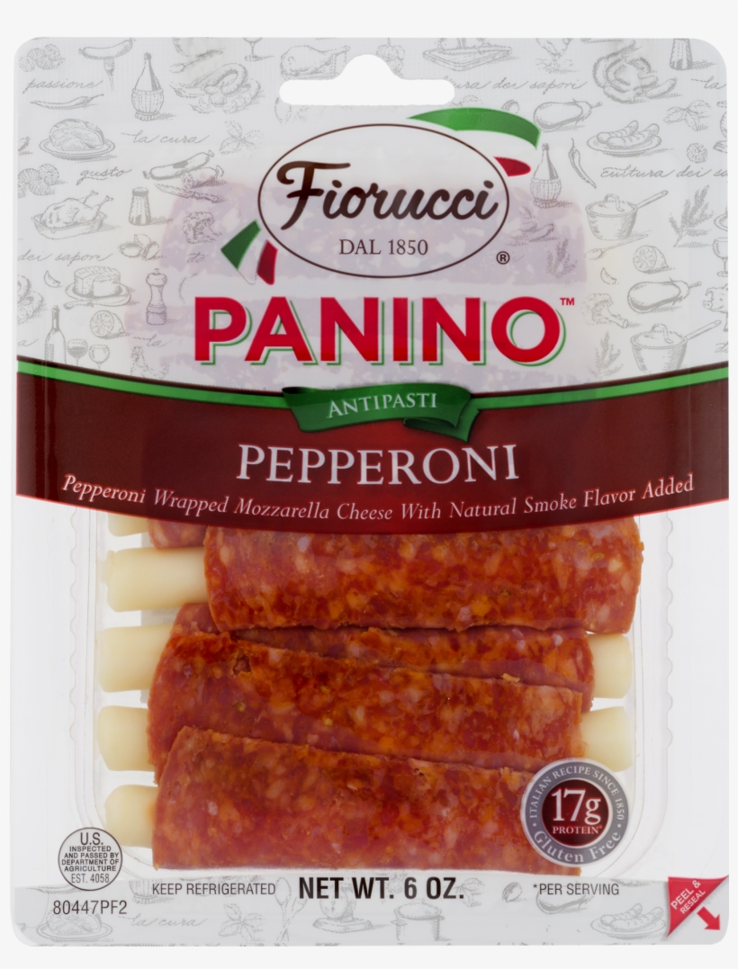 Fiorucci Panino, Hard Salami - 1.5 Oz, transparent png #5518645