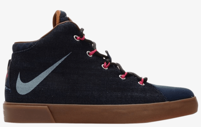 Lebron 12 Nsw Denim Lifestyle Qs 'midnight Navy' - Skate Shoe, transparent png #5520333