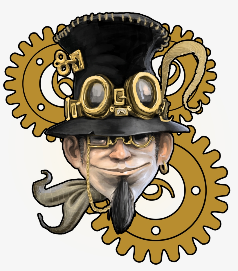 Steampunk Clock Png, transparent png #5520335