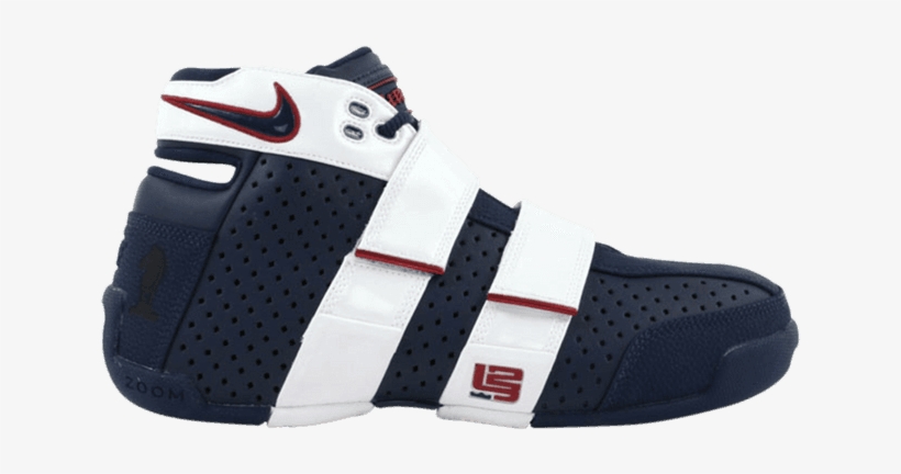 Zoom Lebron 20 5 5 'four Horseman' - Nike Zoom 20-5-5 Usa Olympic Lebron James 311145-441, transparent png #5520381