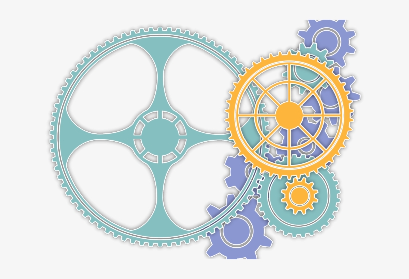 Steampunk Gear Clipart Spoke - Clip Art, transparent png #5520614