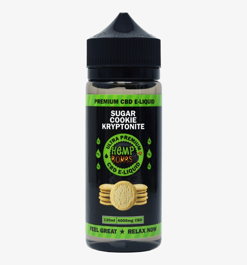 4000mg Cbd E-liquid Sugar Cookie Kryptonite - Cannabidiol, transparent png #5521163