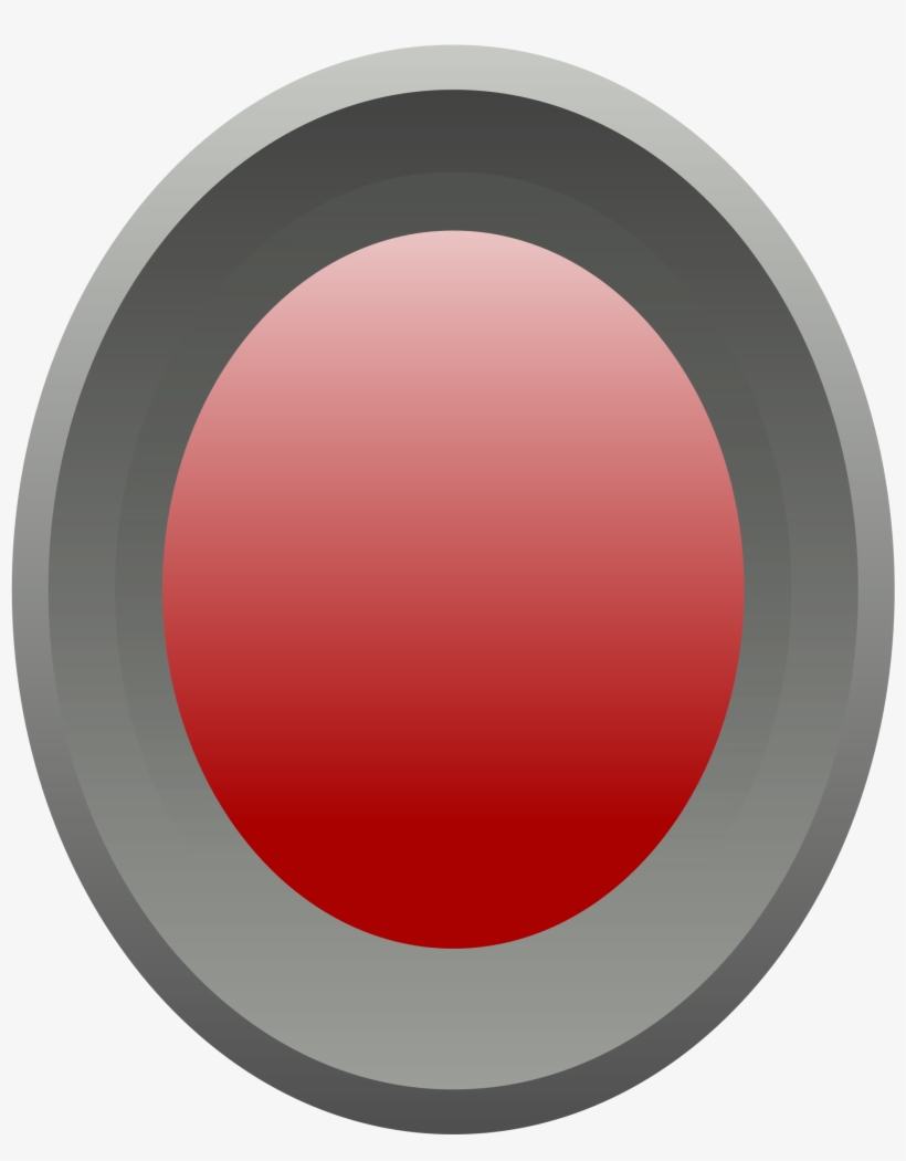 This Free Icons Png Design Of Gray And Red Button, transparent png #5521362
