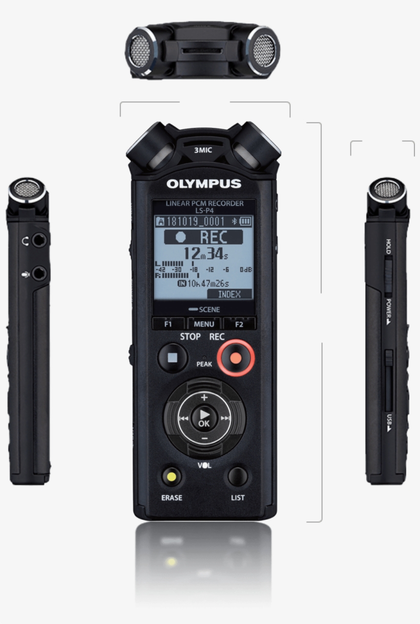Tresmic 3 Mic System - Olympus Ls P4, transparent png #5521429