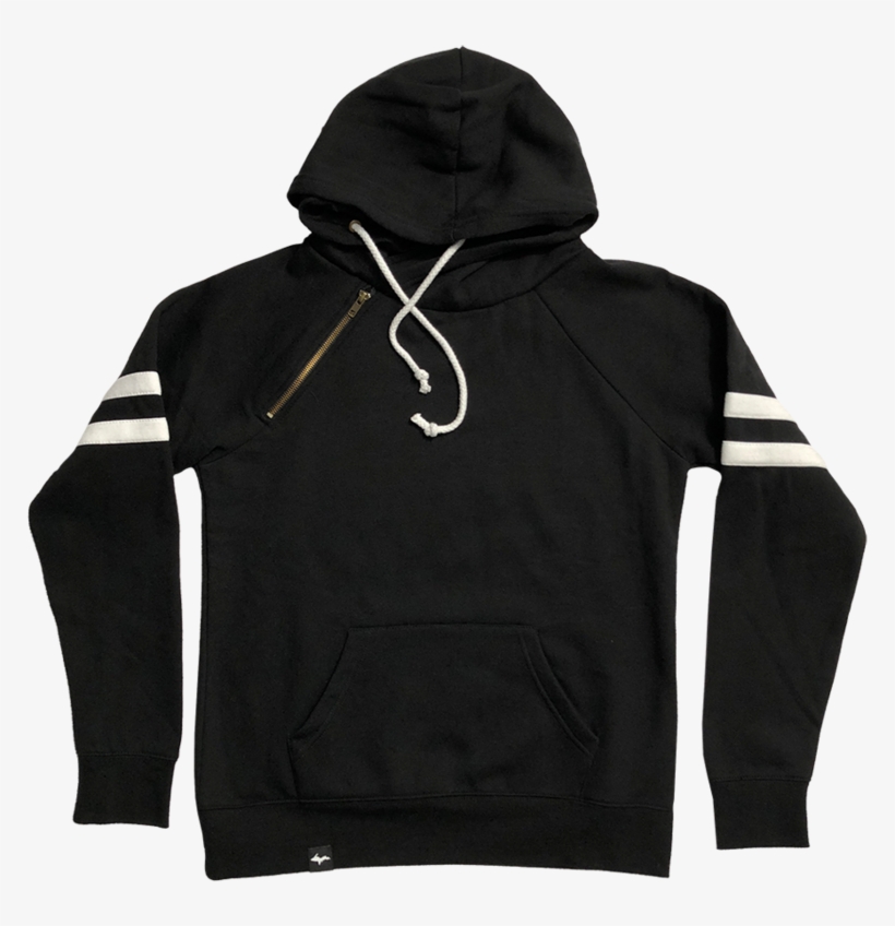 Silhouette" Women's Black Varsity Double Hood Sweatshirt - Dc Nvrbrkn, transparent png #5521988