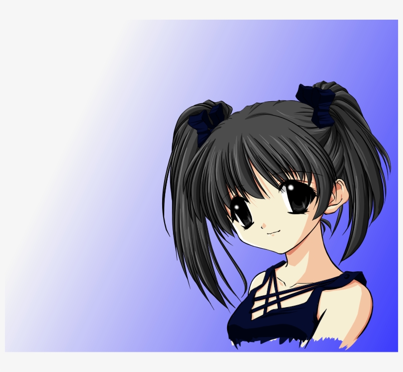 Anime Style Girl, transparent png #5522136