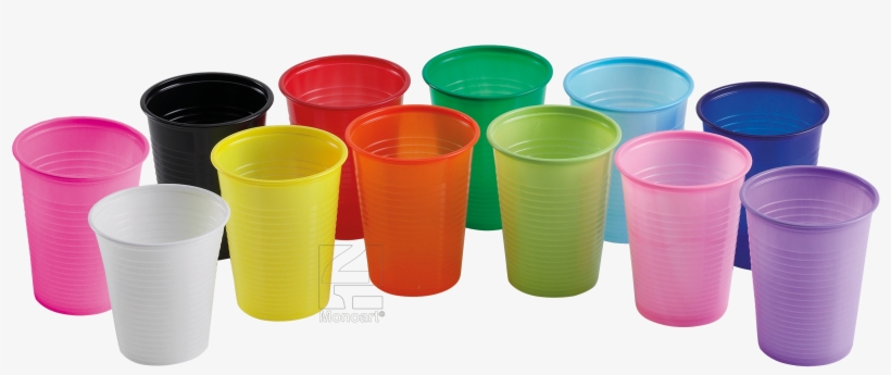 Plain Plastic Cup Monoart® Bag - Vasos Transparentes Azules Plasticos, transparent png #5522376
